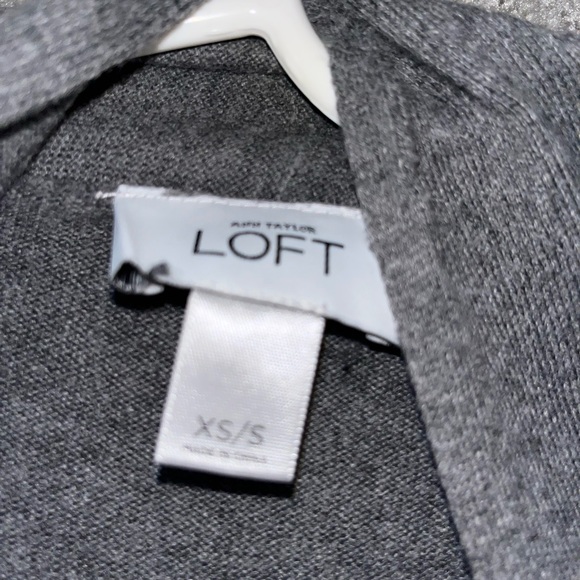 LOFT Long Open Front Cardigan - Picture 2 of 3